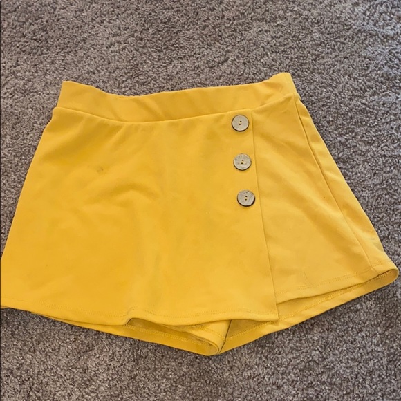 Haute Monde Dresses & Skirts - Haute Monde Mustard Yellow Skort